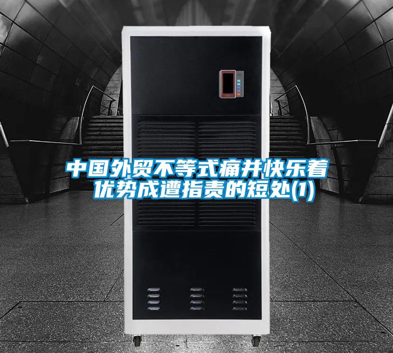中國外貿不等式痛并快樂(lè )著(zhù) 優(yōu)勢成遭指責的短處(1)