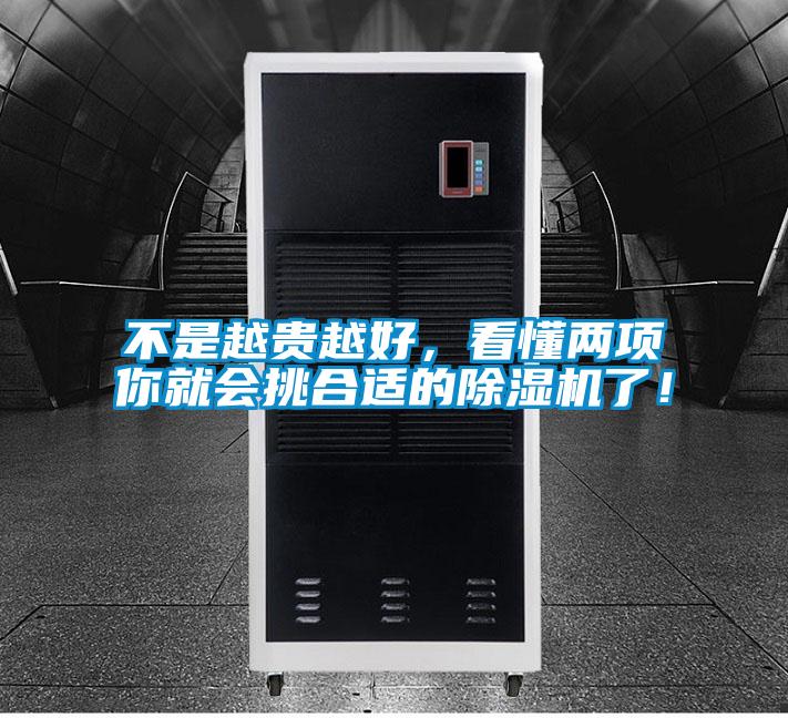 不是越貴越好，看懂兩項你就會(huì )挑合適的除濕機了！