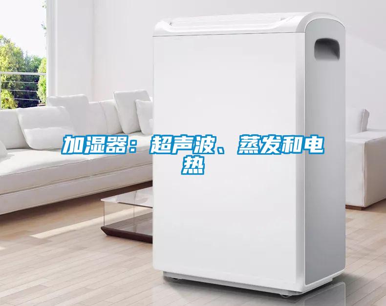 加濕器：超聲波、蒸發(fā)和電熱