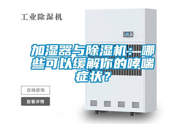 加濕器與除濕機：哪些可以緩解你的哮喘癥狀？