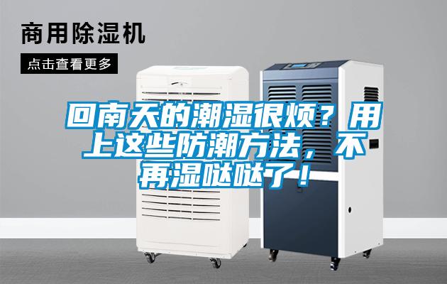 回南天的潮濕很煩？用上這些防潮方法，不再濕噠噠了！