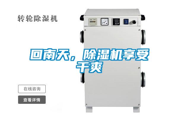 回南天，除濕機享受干爽