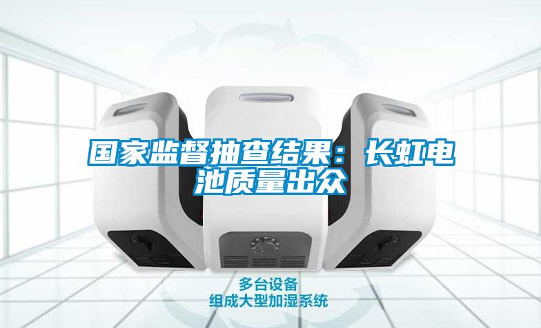 國家監督抽查結果：長(cháng)虹電池質(zhì)量出眾