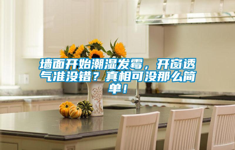 墻面開(kāi)始潮濕發(fā)霉，開(kāi)窗透氣準沒(méi)錯？真相可沒(méi)那么簡(jiǎn)單！