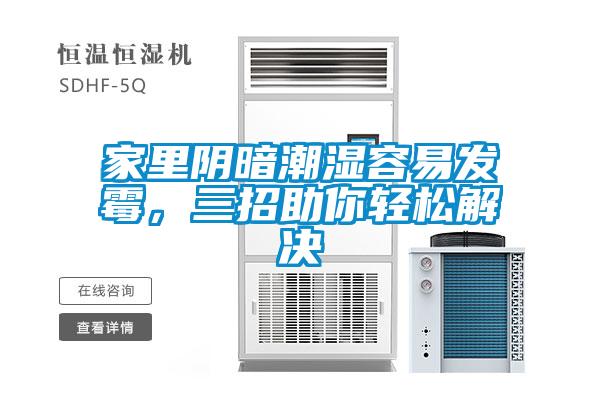 家里陰暗潮濕容易發(fā)霉，三招助你輕松解決