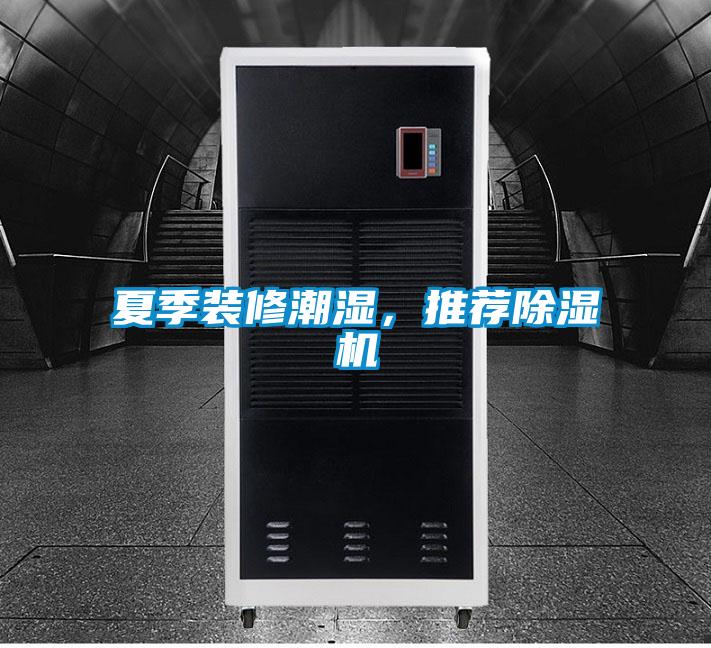 夏季裝修潮濕，推薦除濕機