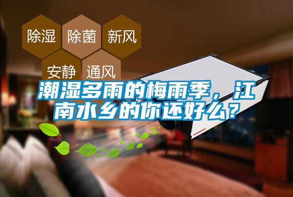 潮濕多雨的梅雨季，江南水鄉的你還好么？