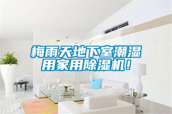 梅雨天地下室潮濕用家用除濕機！