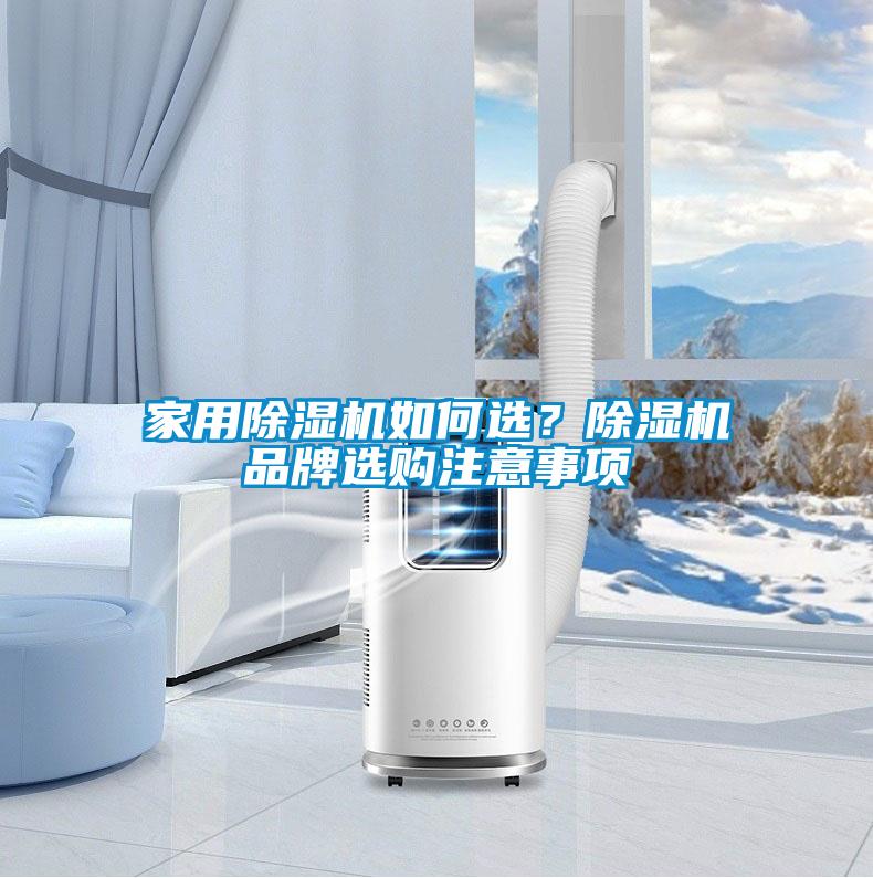 家用除濕機如何選？除濕機品牌選購注意事項