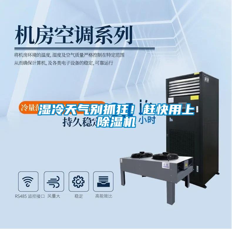 濕冷天氣別抓狂！趕快用上除濕機