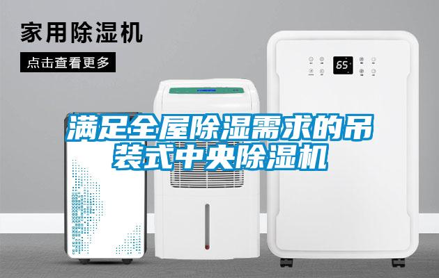 滿(mǎn)足全屋除濕需求的吊裝式中央除濕機