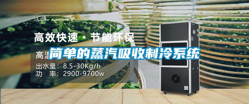 簡(jiǎn)單的蒸汽吸收制冷系統