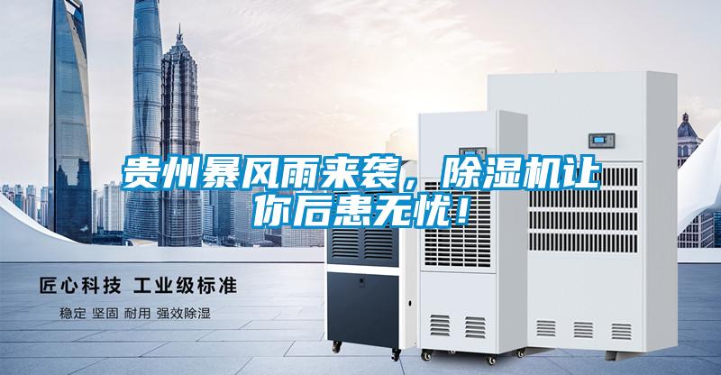 貴州暴風(fēng)雨來(lái)襲，除濕機讓你后患無(wú)憂(yōu)！