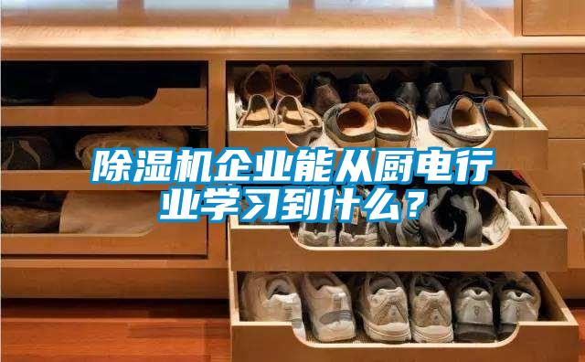 除濕機企業(yè)能從廚電行業(yè)學(xué)習到什么？