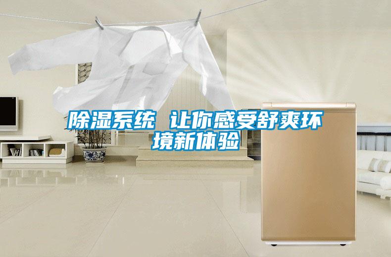 除濕系統 讓你感受舒爽環(huán)境新體驗