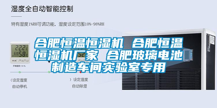 合肥恒溫恒濕機 合肥恒溫恒濕機廠(chǎng)家 合肥玻璃電池制造車(chē)間實(shí)驗室專(zhuān)用