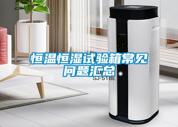 恒溫恒濕試驗箱常見(jiàn)問(wèn)題匯總