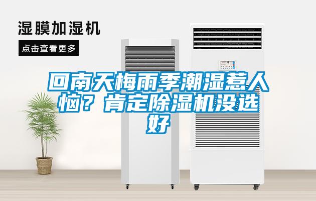回南天梅雨季潮濕惹人惱？肯定除濕機沒(méi)選好