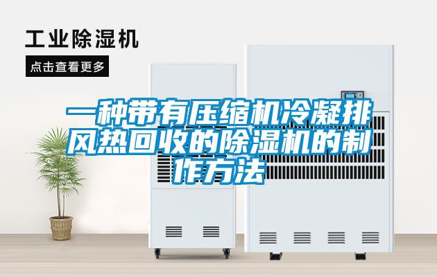 一種帶有壓縮機冷凝排風(fēng)熱回收的除濕機的制作方法