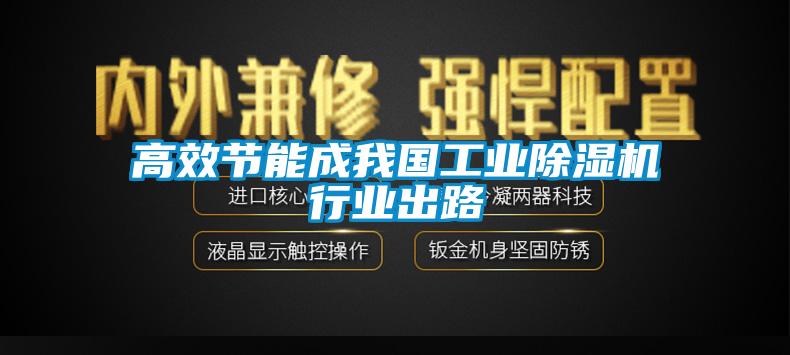 高效節能成我國工業(yè)除濕機行業(yè)出路