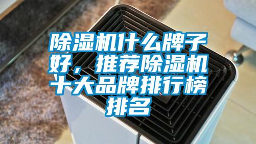 除濕機什么牌子好，推薦除濕機十大品牌排行榜排名