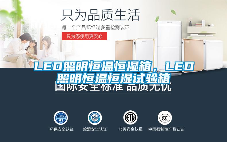 LED照明恒溫恒濕箱，LED照明恒溫恒濕試驗箱