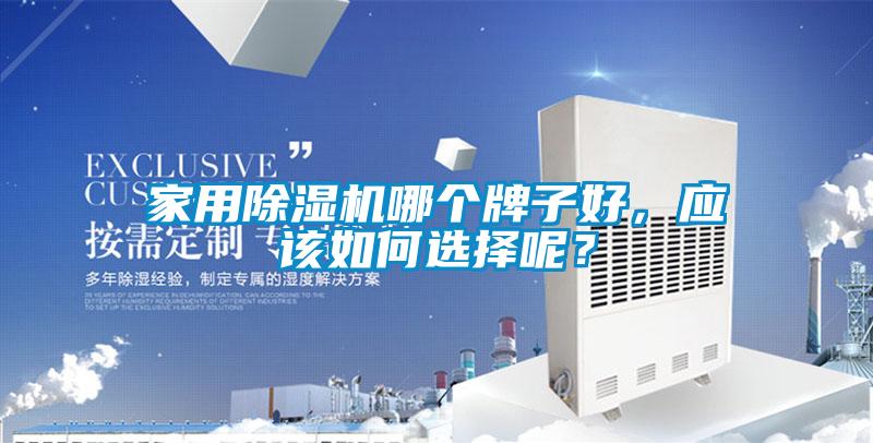 家用除濕機哪個(gè)牌子好，應該如何選擇呢？