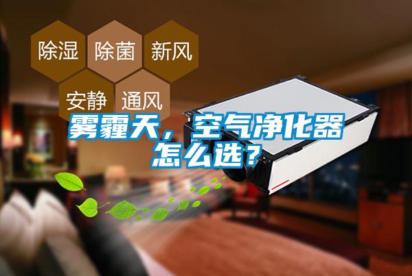 霧霾天，空氣凈化器怎么選？