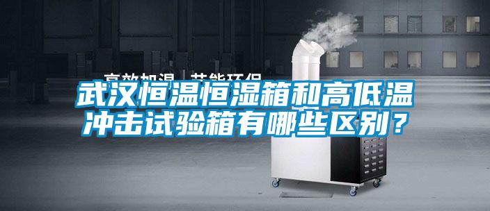 武漢恒溫恒濕箱和高低溫沖擊試驗箱有哪些區別？