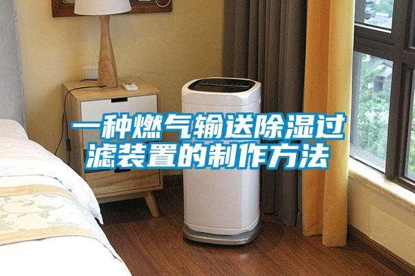 一種燃氣輸送除濕過(guò)濾裝置的制作方法