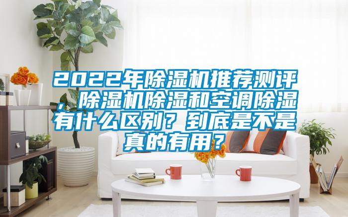 2022年除濕機推薦測評，除濕機除濕和空調除濕有什么區別？到底是不是真的有用？