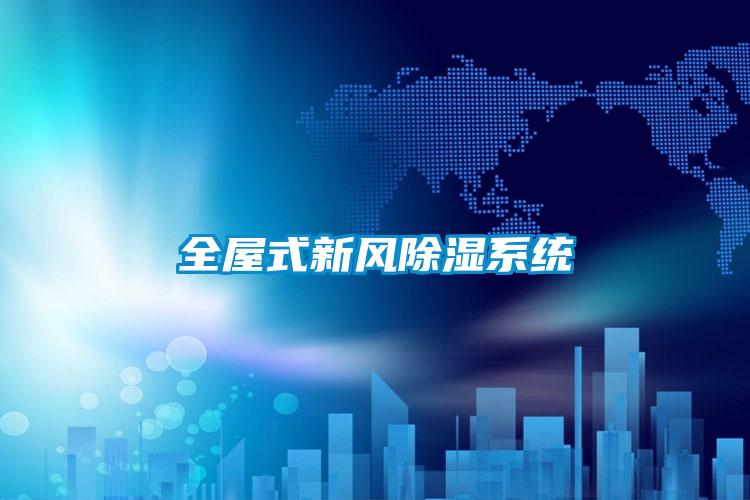 全屋式新風(fēng)除濕系統