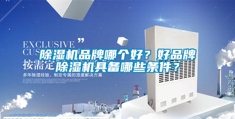 除濕機品牌哪個(gè)好？好品牌除濕機具備哪些條件？