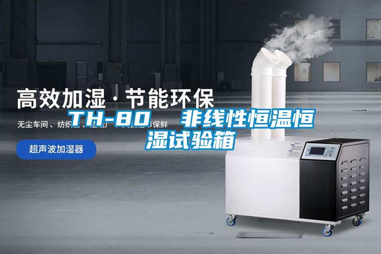 TH-80  非線(xiàn)性恒溫恒濕試驗箱