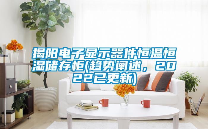 揭陽(yáng)電子顯示器件恒溫恒濕儲存柜(趨勢闡述，2022已更新)
