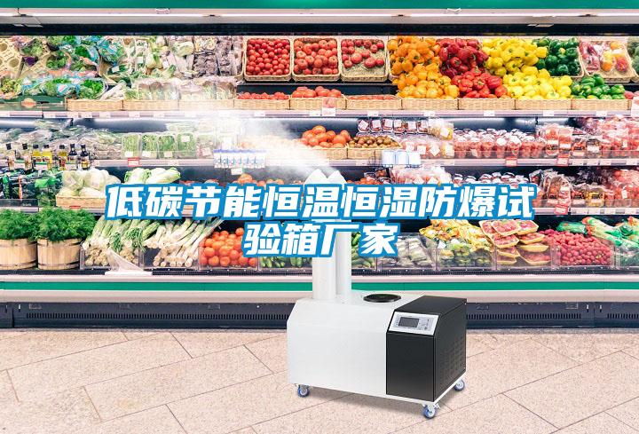低碳節能恒溫恒濕防爆試驗箱廠(chǎng)家