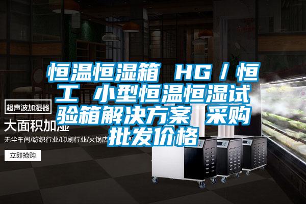 恒溫恒濕箱 HG／恒工 小型恒溫恒濕試驗箱解決方案 采購批發(fā)價(jià)格