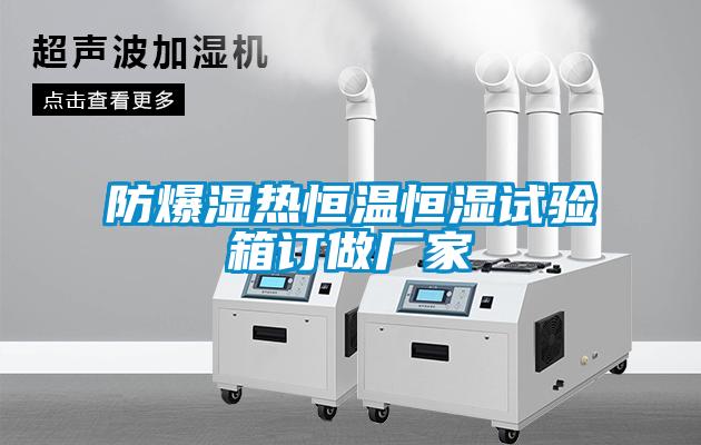 防爆濕熱恒溫恒濕試驗箱訂做廠(chǎng)家