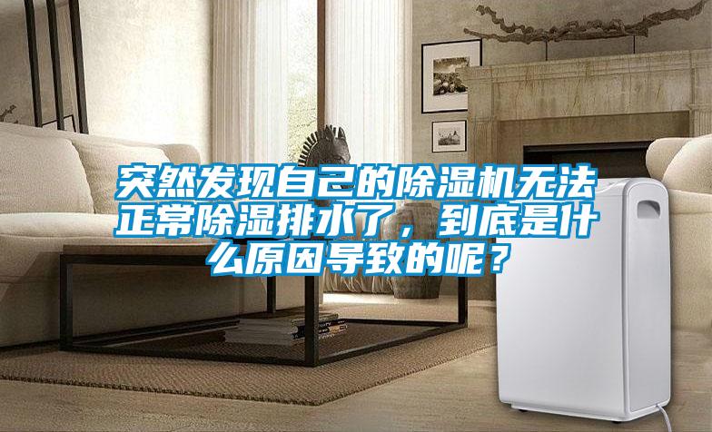 突然發(fā)現自己的除濕機無(wú)法正常除濕排水了，到底是什么原因導致的呢？