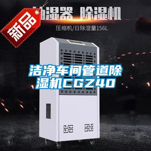 潔凈車(chē)間管道除濕機CGZ40