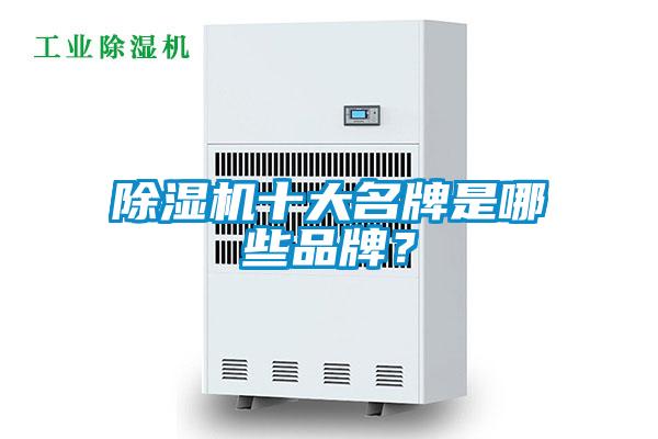 除濕機十大名牌是哪些品牌？