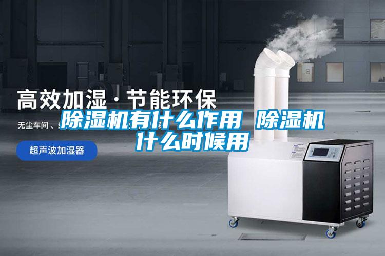 除濕機有什么作用 除濕機什么時(shí)候用