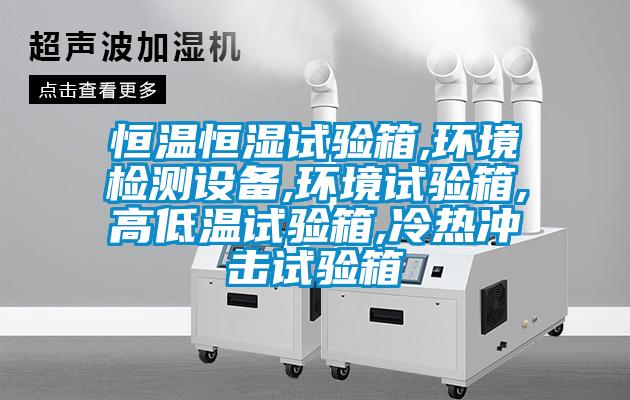 恒溫恒濕試驗箱,環(huán)境檢測設備,環(huán)境試驗箱,高低溫試驗箱,冷熱沖擊試驗箱