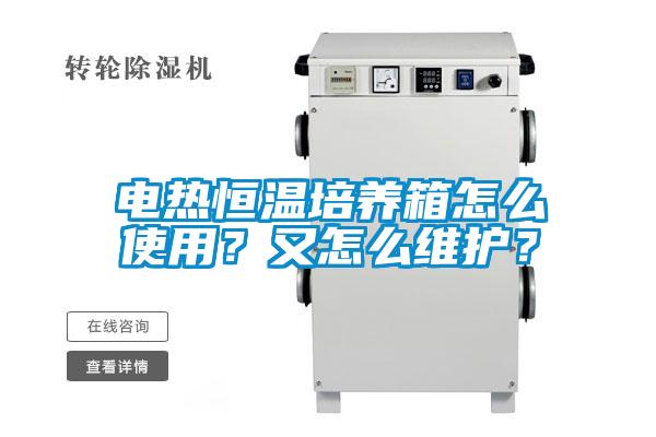 電熱恒溫培養箱怎么使用？又怎么維護？