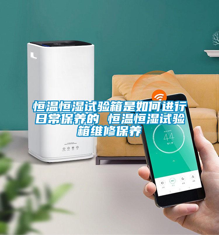 恒溫恒濕試驗箱是如何進(jìn)行日常保養的 恒溫恒濕試驗箱維修保養