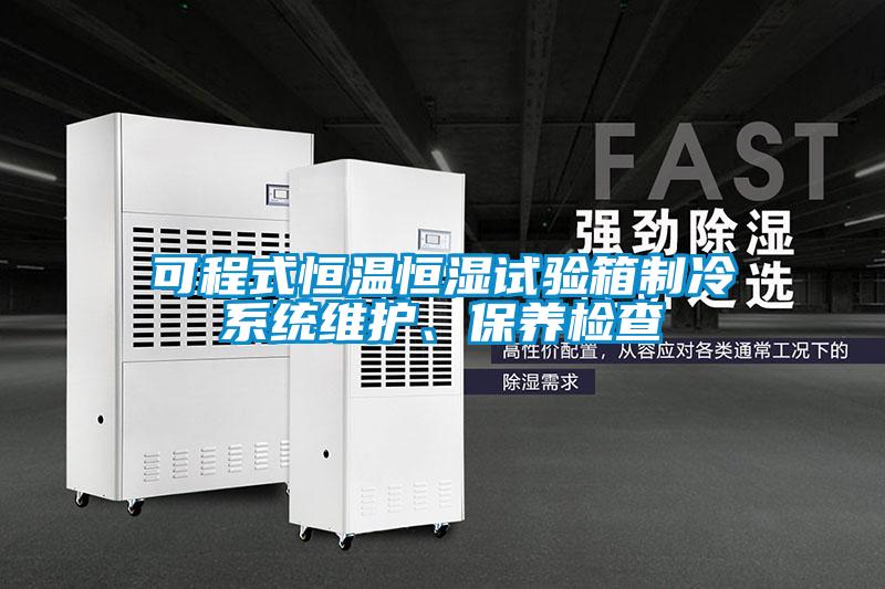 可程式恒溫恒濕試驗箱制冷系統維護、保養檢查