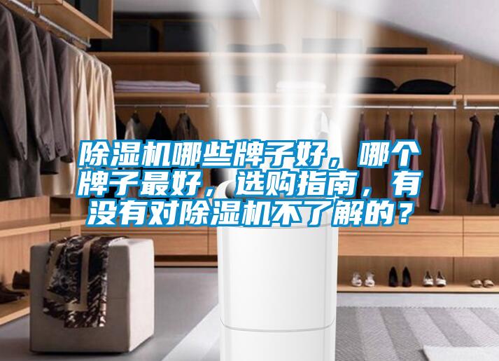 除濕機哪些牌子好，哪個(gè)牌子最好，選購指南，有沒(méi)有對除濕機不了解的？