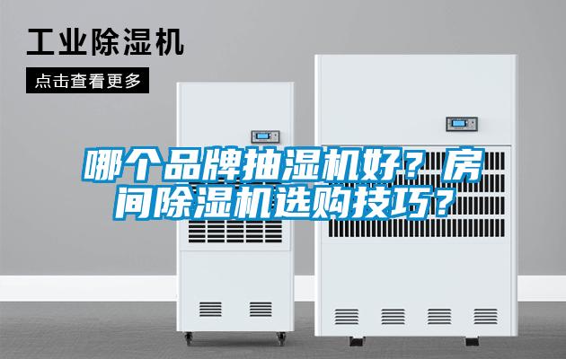 哪個(gè)品牌抽濕機好？房間除濕機選購技巧？