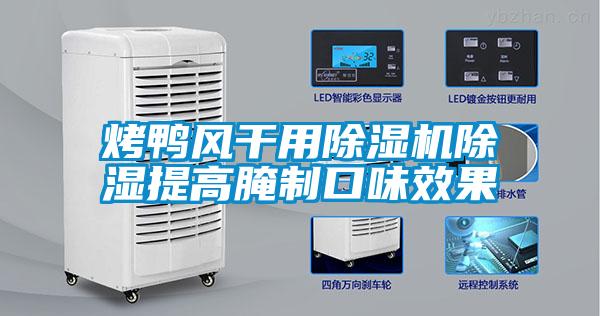 烤鴨風(fēng)干用除濕機除濕提高腌制口味效果