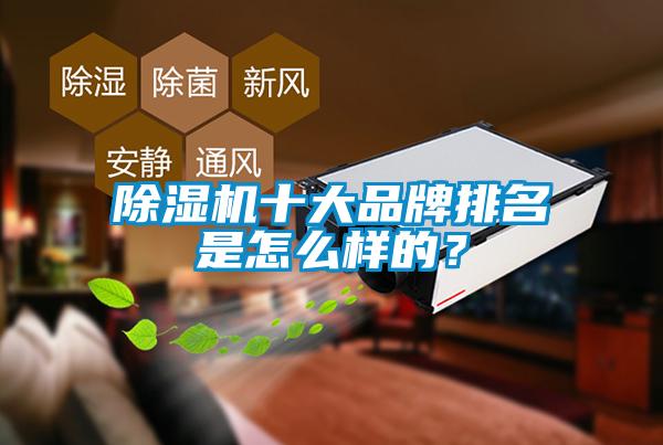 除濕機十大品牌排名是怎么樣的？